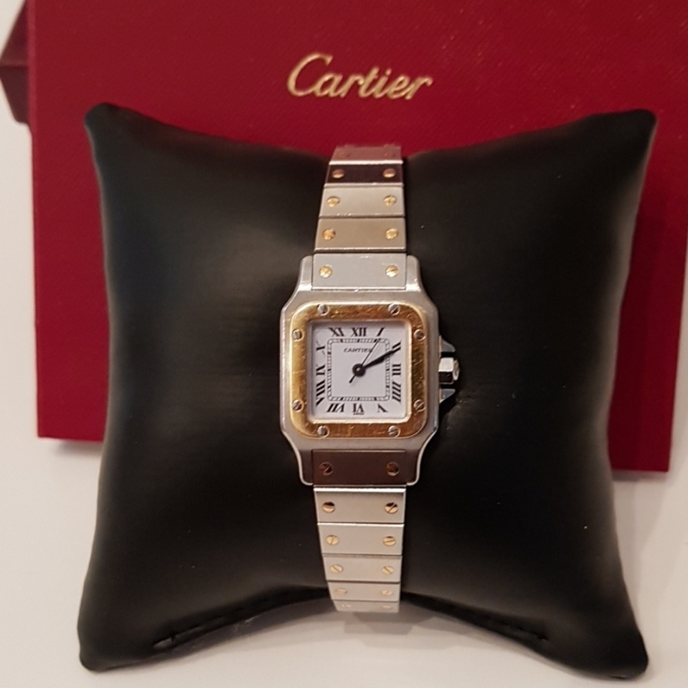 Santos D' Cartier Galbee Gold & Stainless